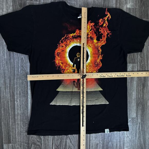 The Imaginary Foundation “IF” Black Graphic Tee 100% Cotton Made in USA - Picture 7 of 7